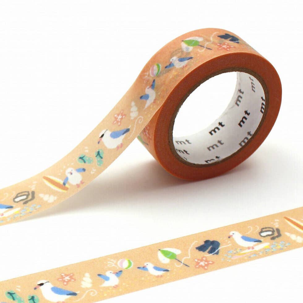 Summer Black-Tailed Gull Washi Tape-zoom-1