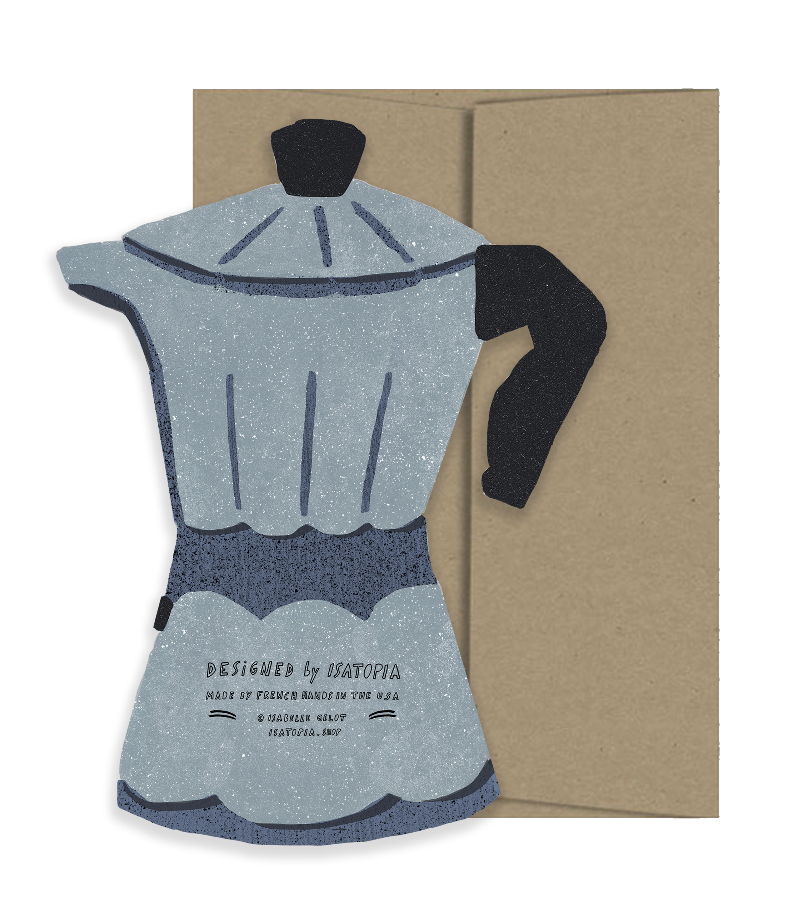Espresso  Die Cut Card - Italian Collection