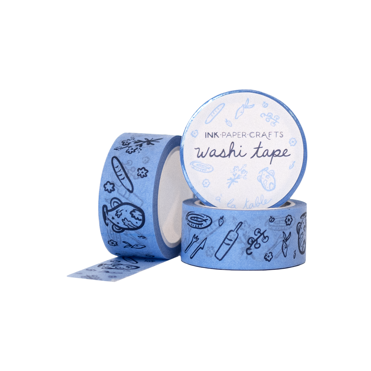 A La Table In Blue Washi Tape-zoom-2