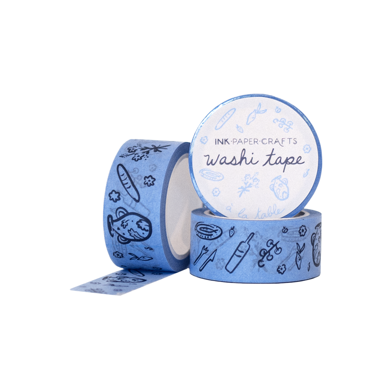 A La Table In Blue Washi Tape-zoom-