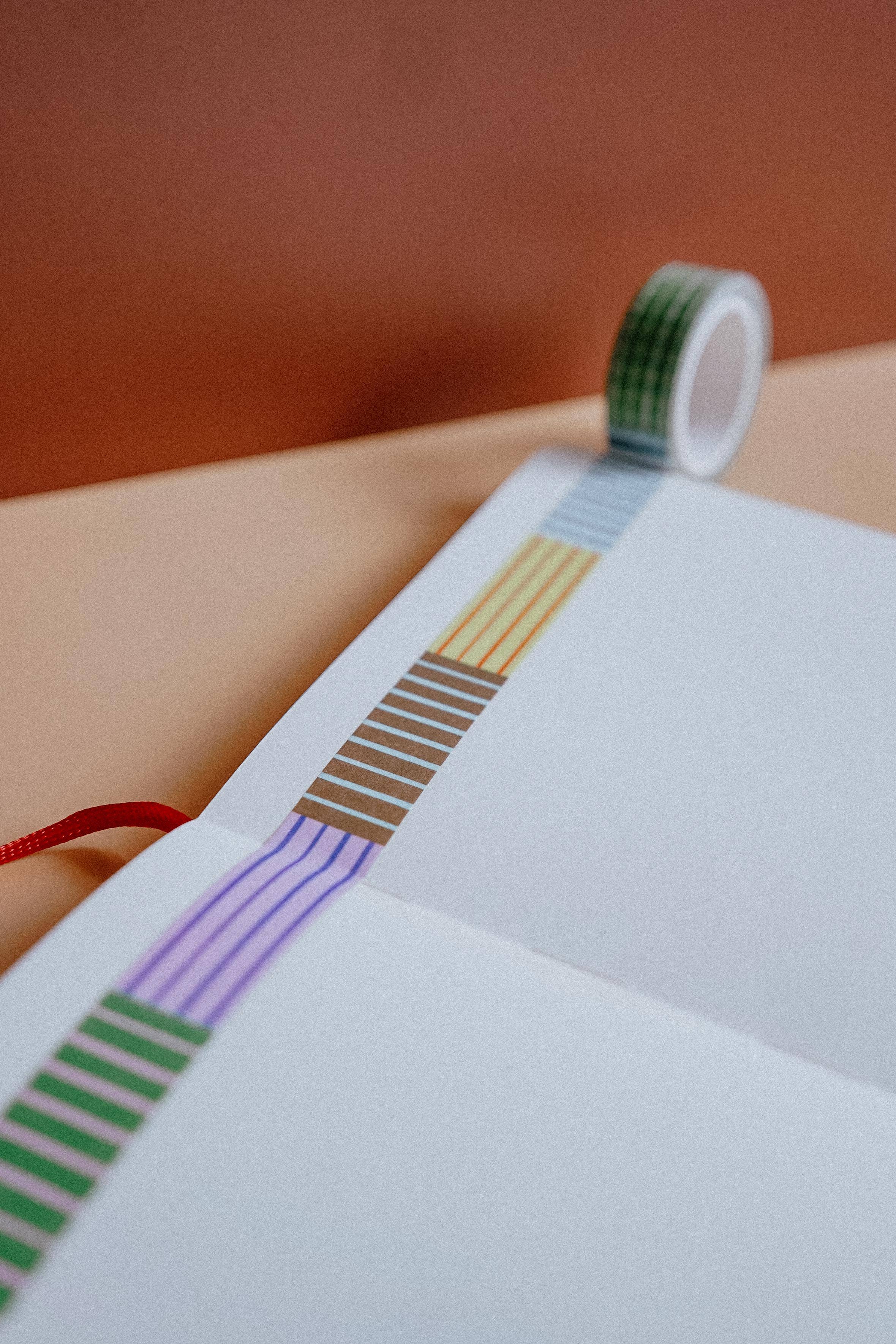 Colorful Stripes Washi Tape-zoom-2