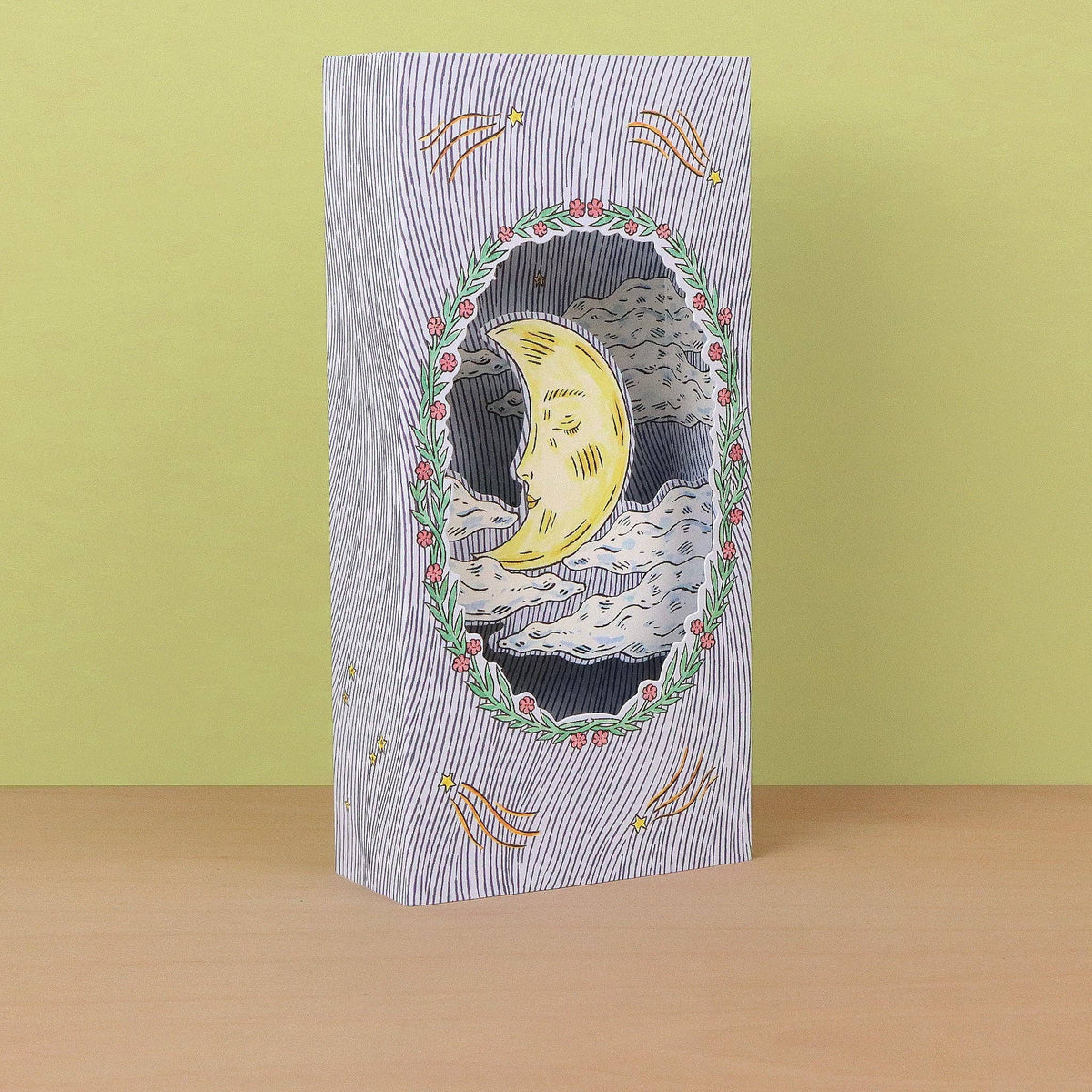 Magical Moon 3D Die-Cut Greeting Card-3