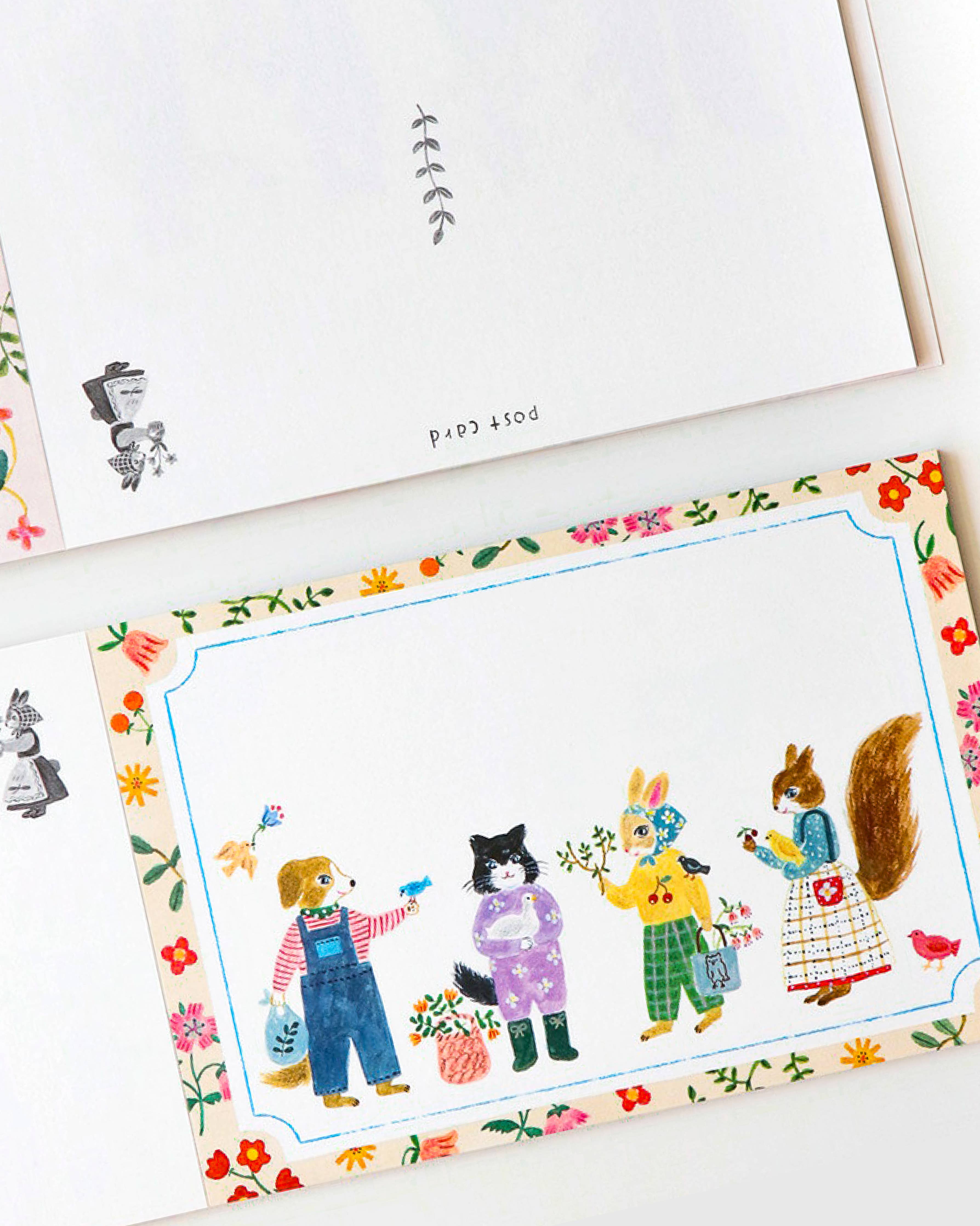 Postcard Set - Little Fluffy Friends