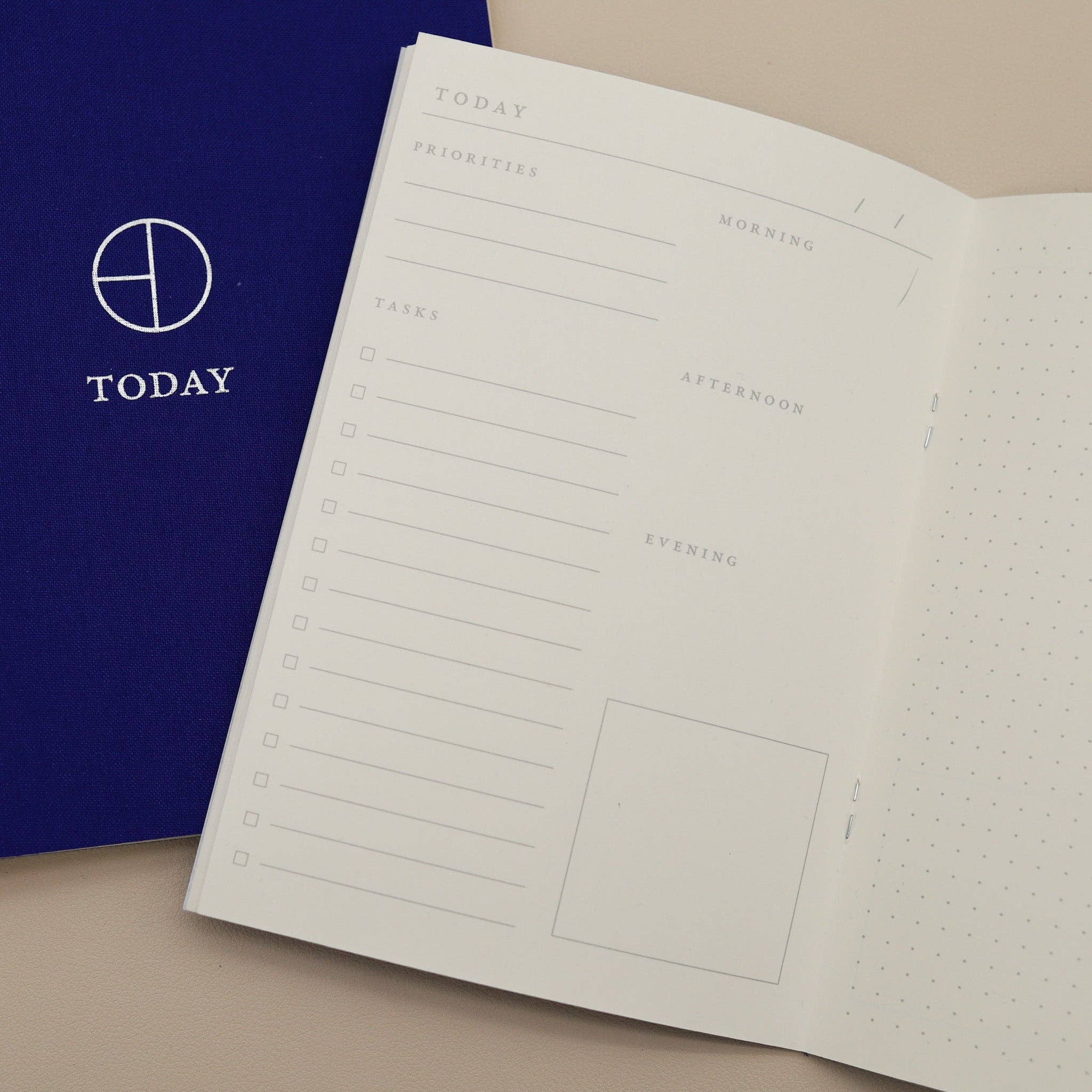 Indigo Cloth Saddle Stitch Planner-zoom-4