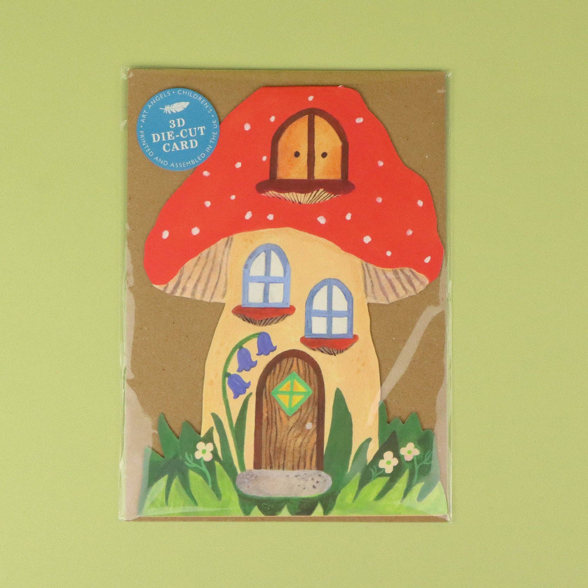 Toadstool Cottage 3D Die-Cut Greeting Card-4