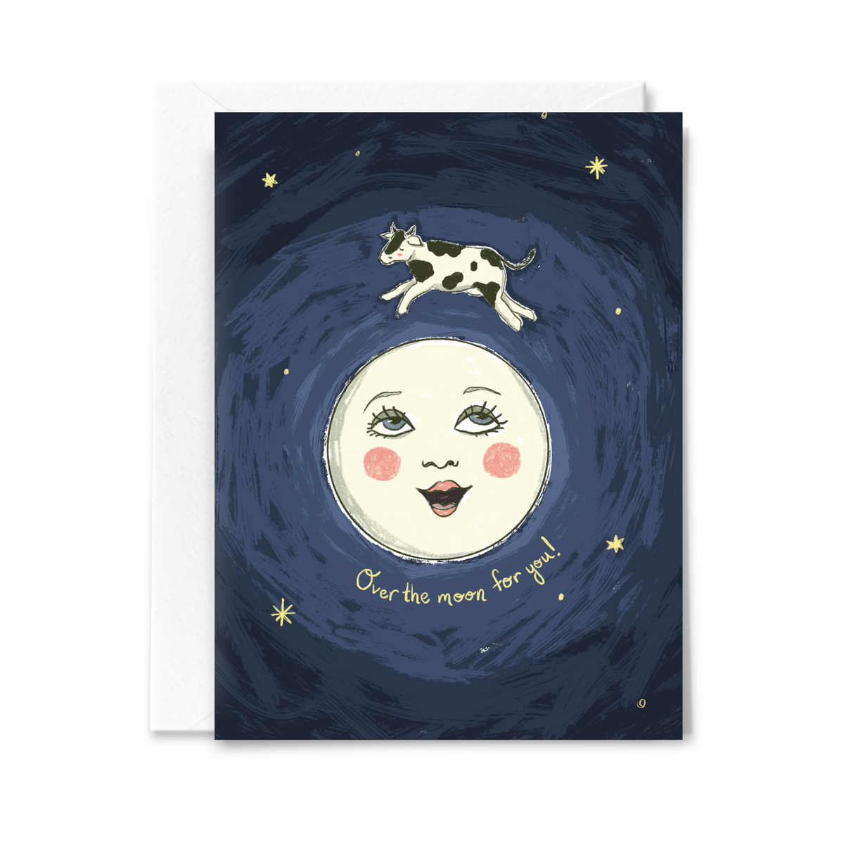 Over The Moon For You Card-1