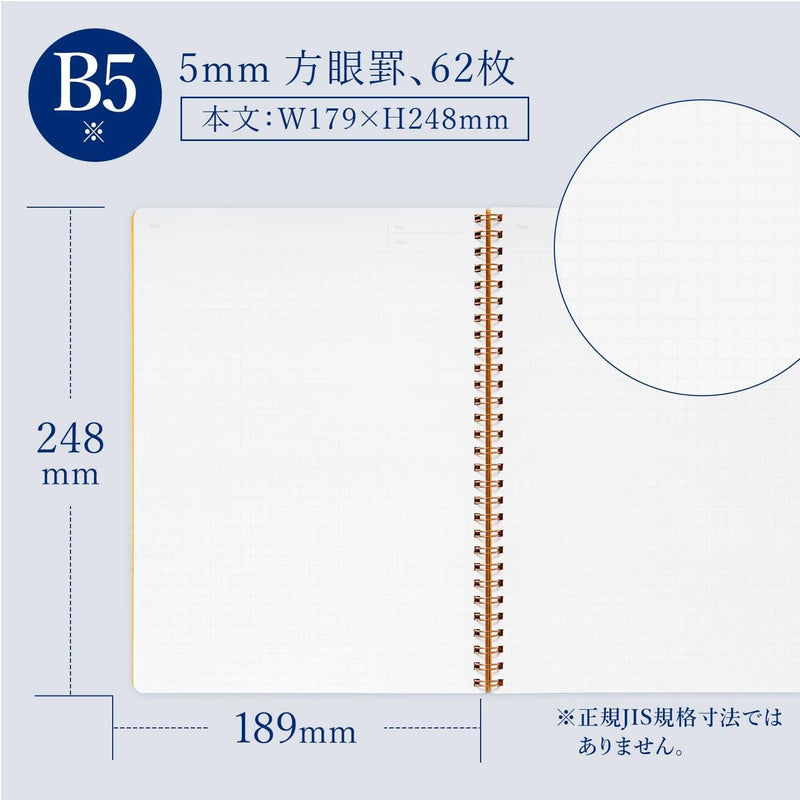 ROYAL COLLEGE B5 GRID 5MM 62 SHEETS (PT202)-zoom-