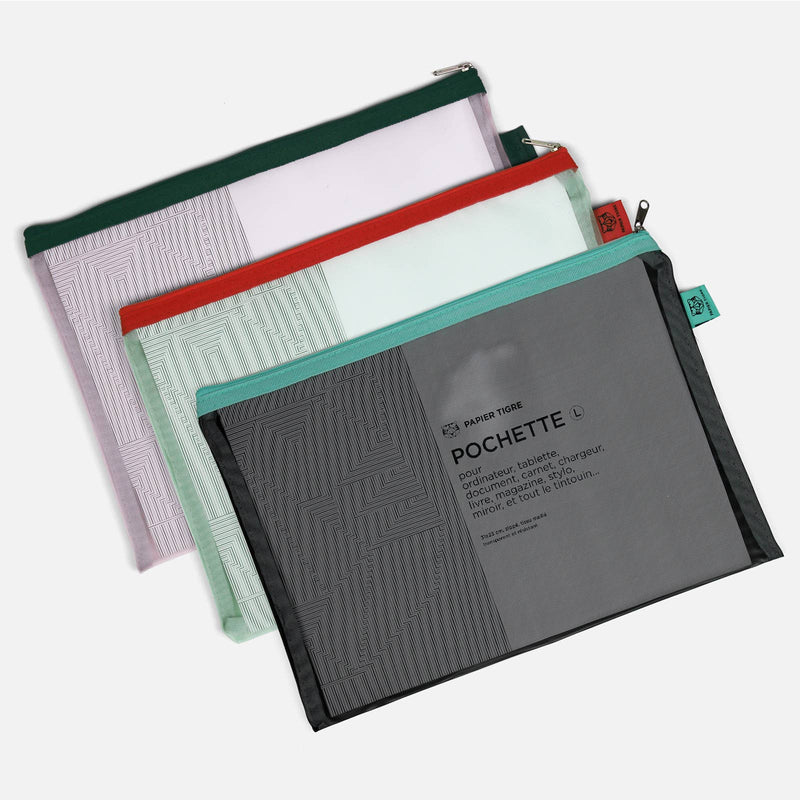 Mesh Pocket Pouch - Large-zoom-