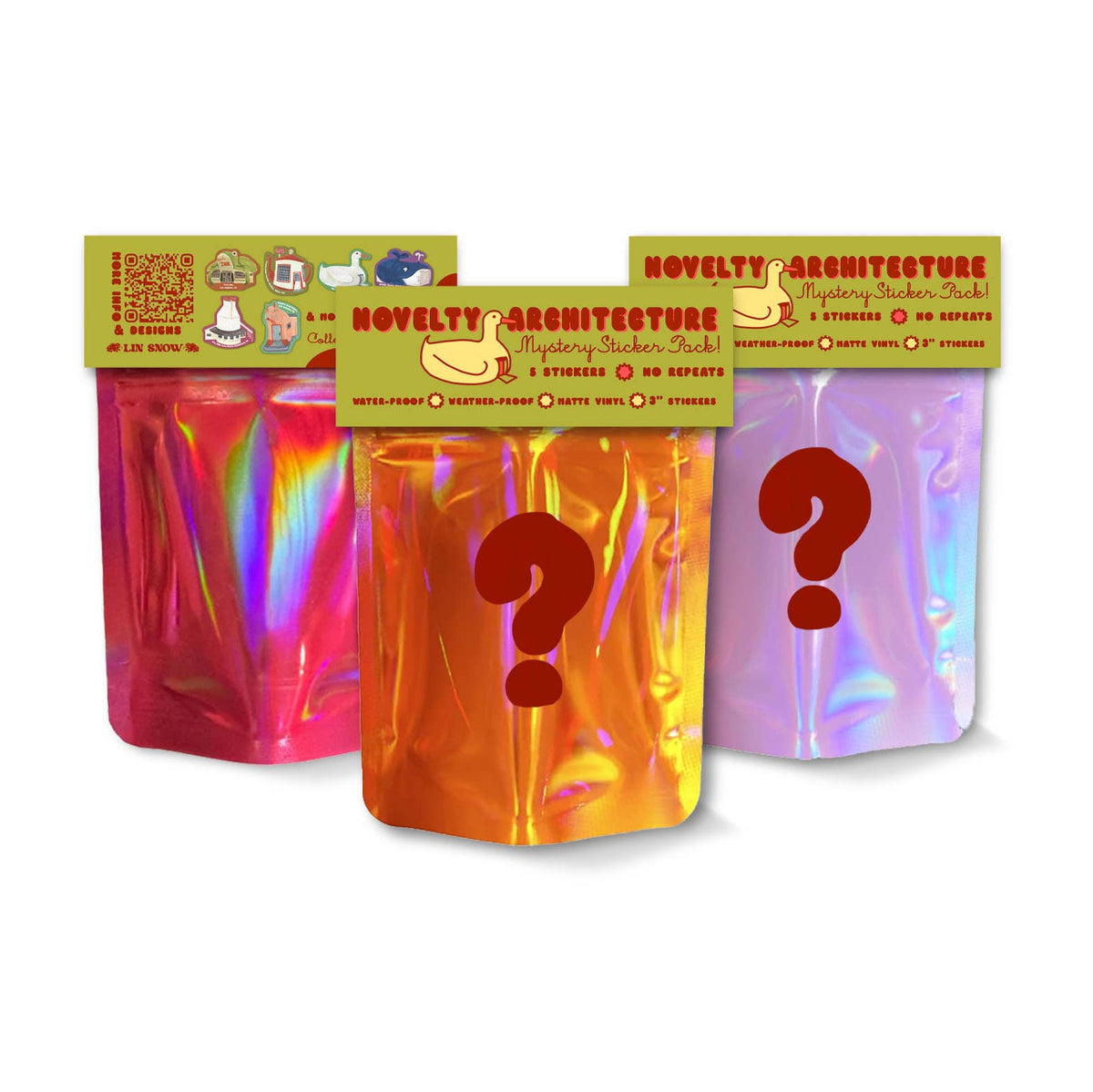 Mystery Novelty Architecture Sticker Pack-2