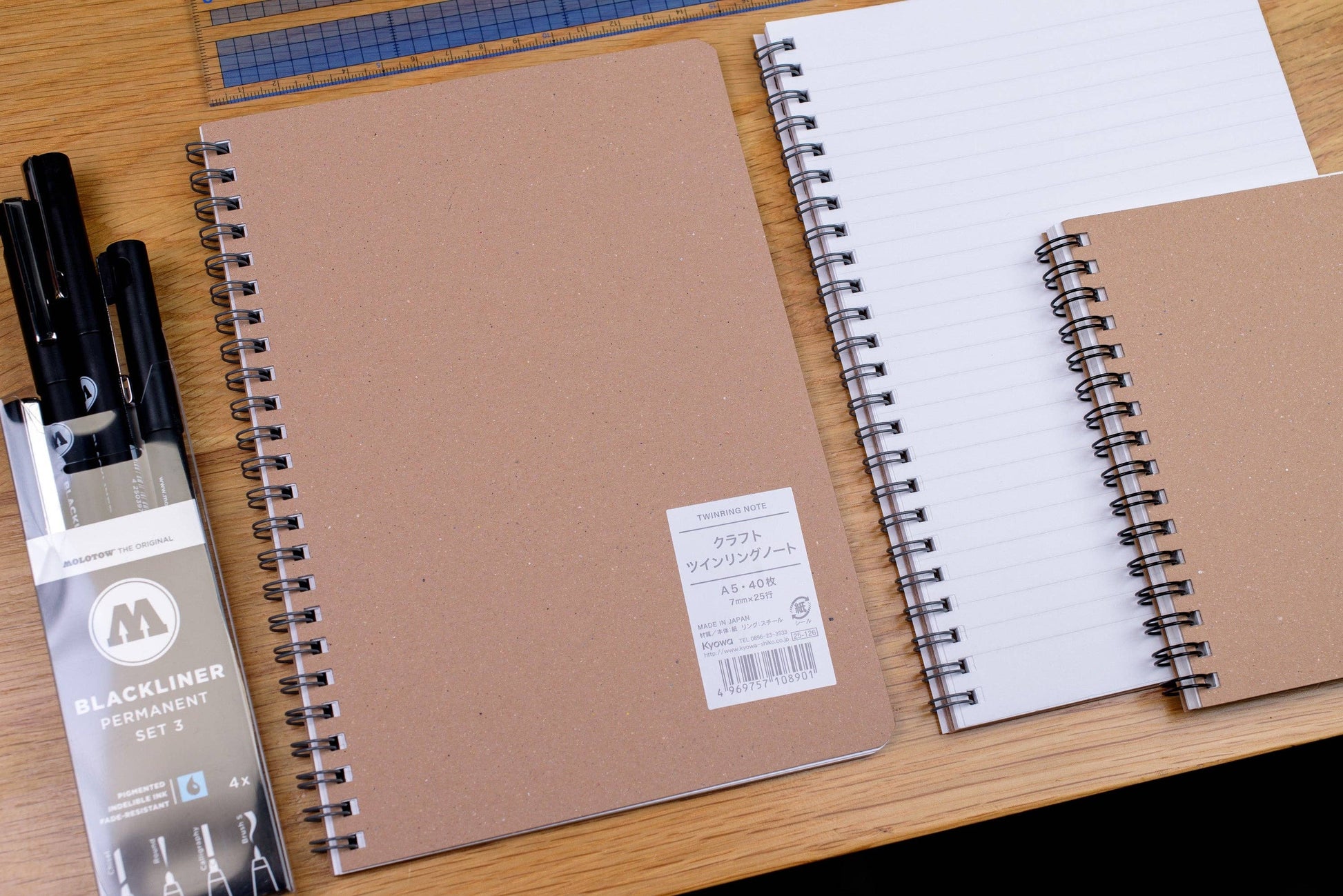 Basic Ring-Bound Notebook, A5-3