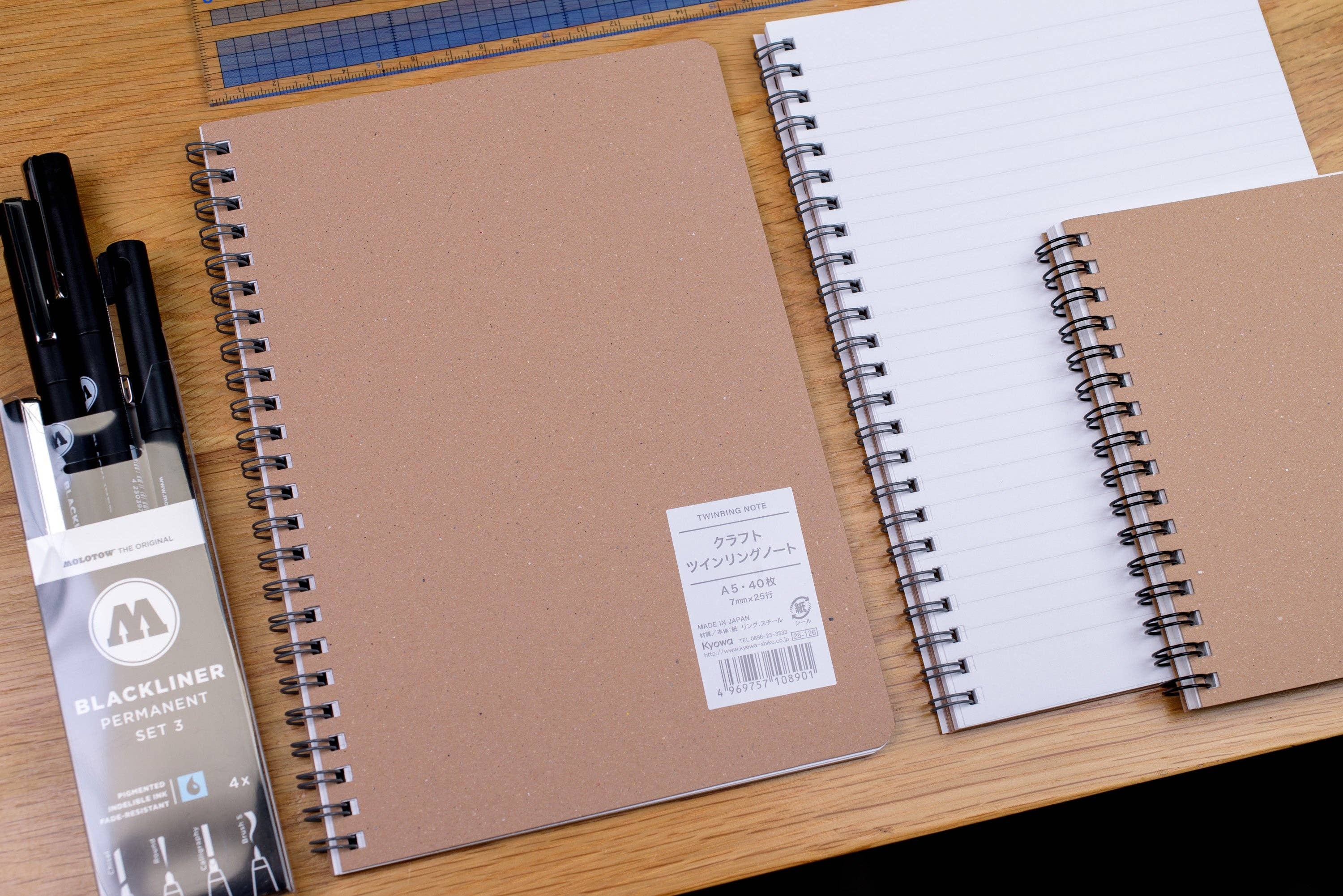 Basic Ring-Bound Notebook, A5-zoom-3