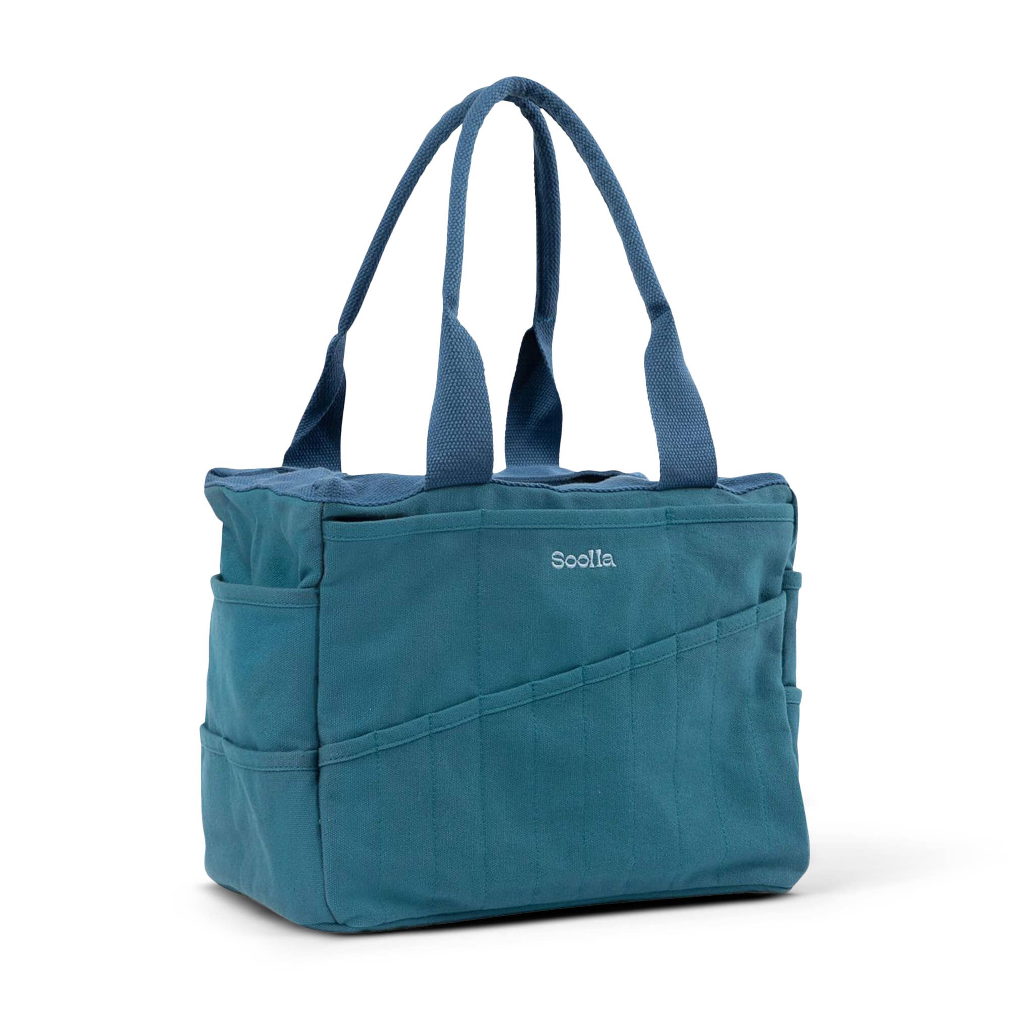 Soolla Studio Artist Bag, Aquamarine, Knitting Tote-zoom-4