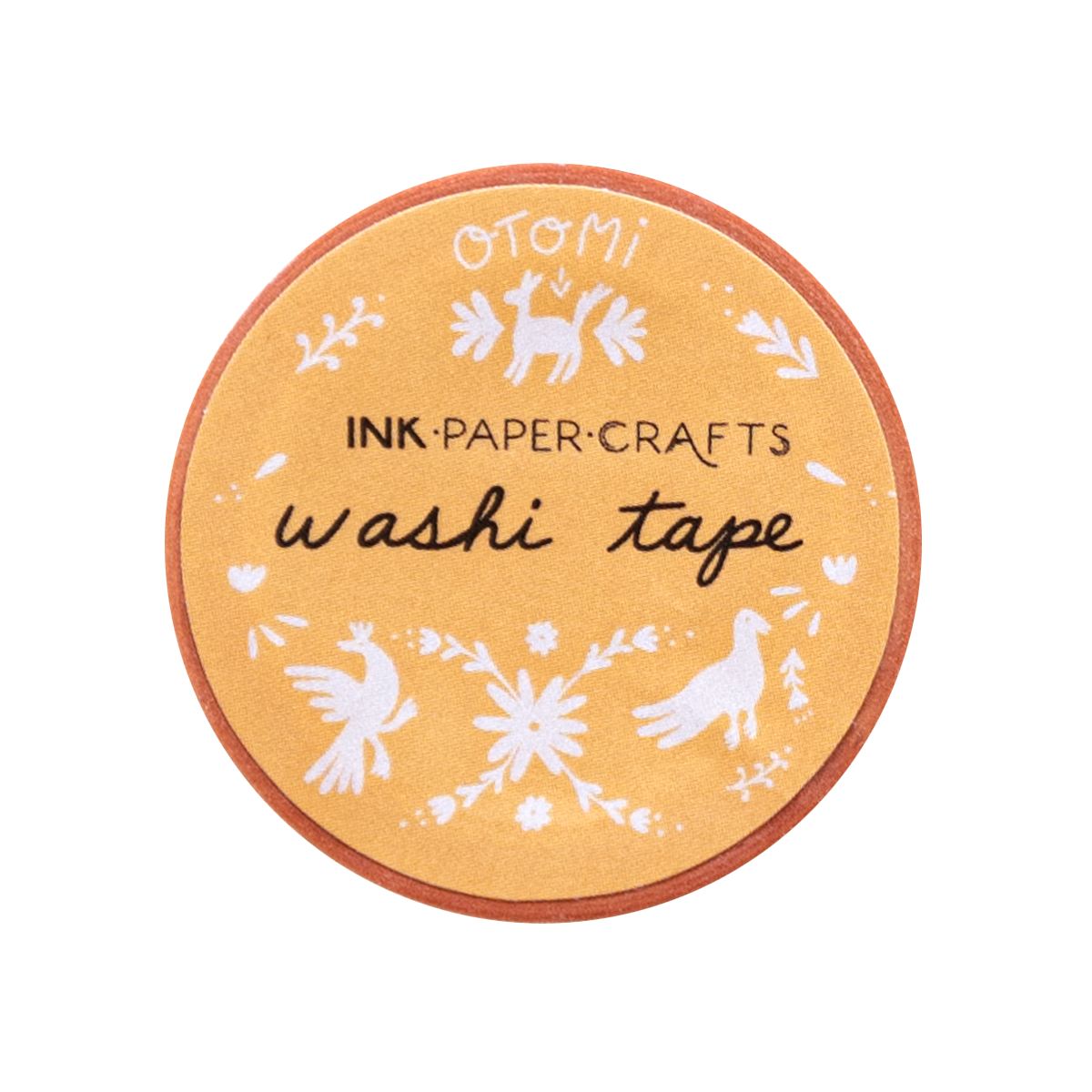 Otomi Washi Tape In Mustard-zoom-1