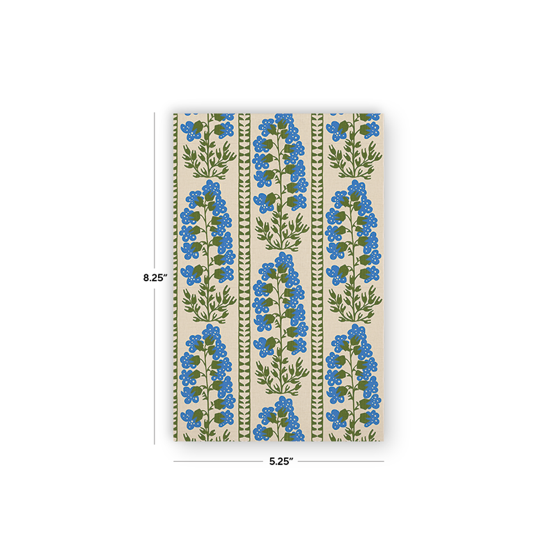 Delphinium Classic Layflat Notebook