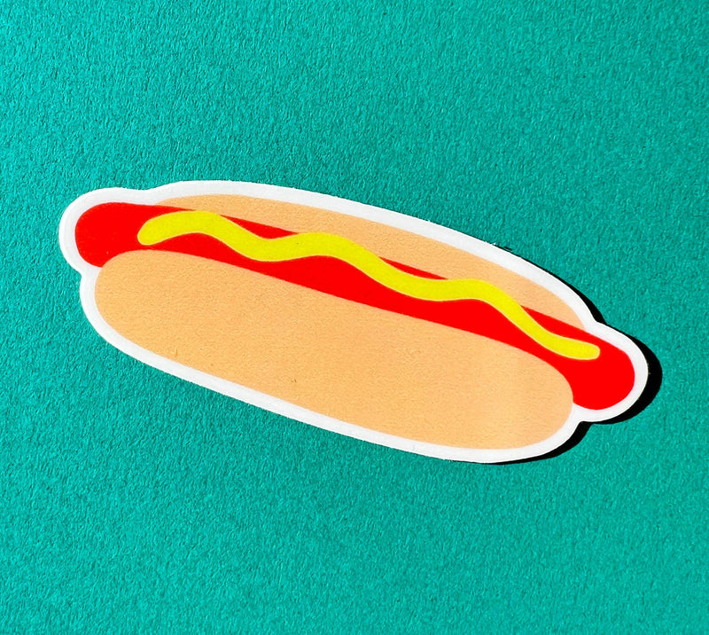Hot Dog Sticker-zoom-