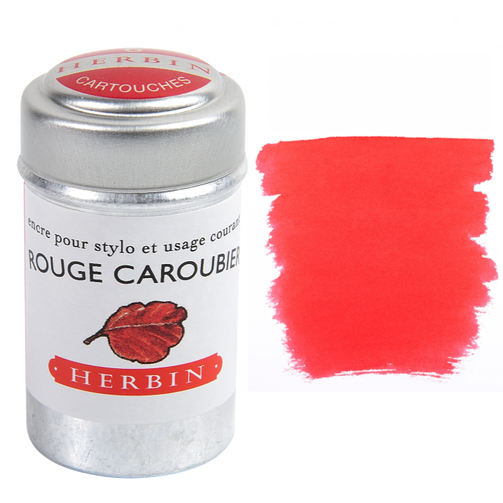 Herbin Fountain Pen Ink Cartridges - Tin of 6-6