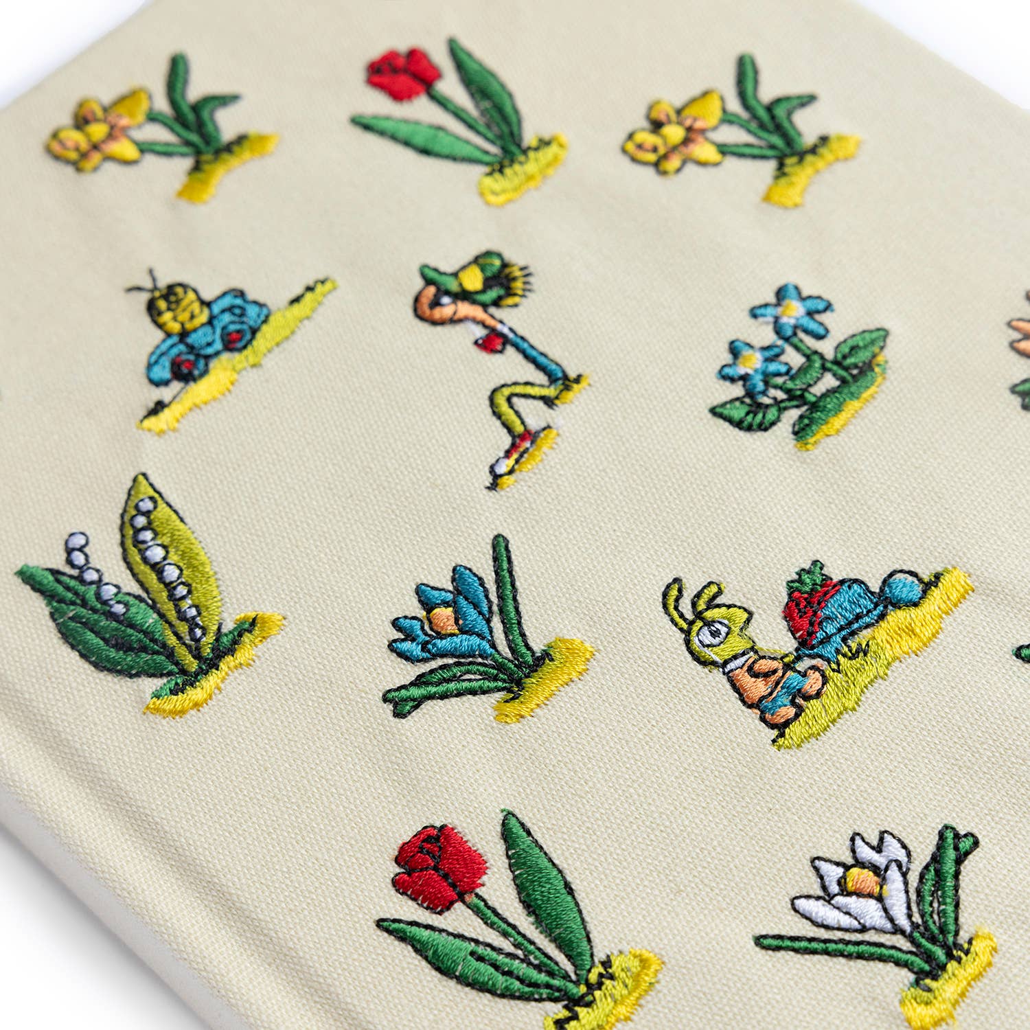 3P4 x Richard Scarry® - Lowly Floral Embroidered Journal-3