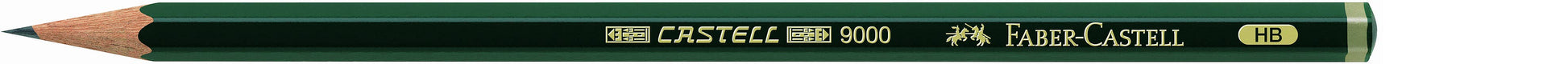 Castell 9000 Graphite Drawing Pencils, Tin of 6-3