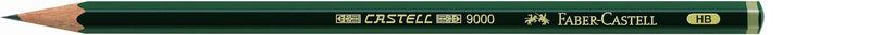 Castell 9000 Graphite Drawing Pencils, Tin of 6-zoom-