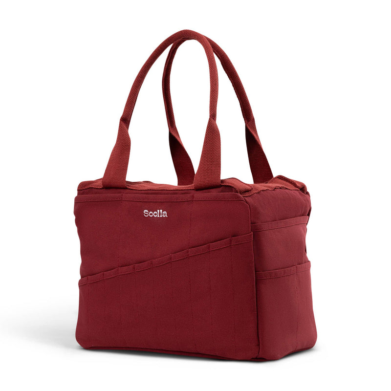 Soolla Studio Artist Bag, Sangria, Knitting Crochet Yarn Bag-zoom-