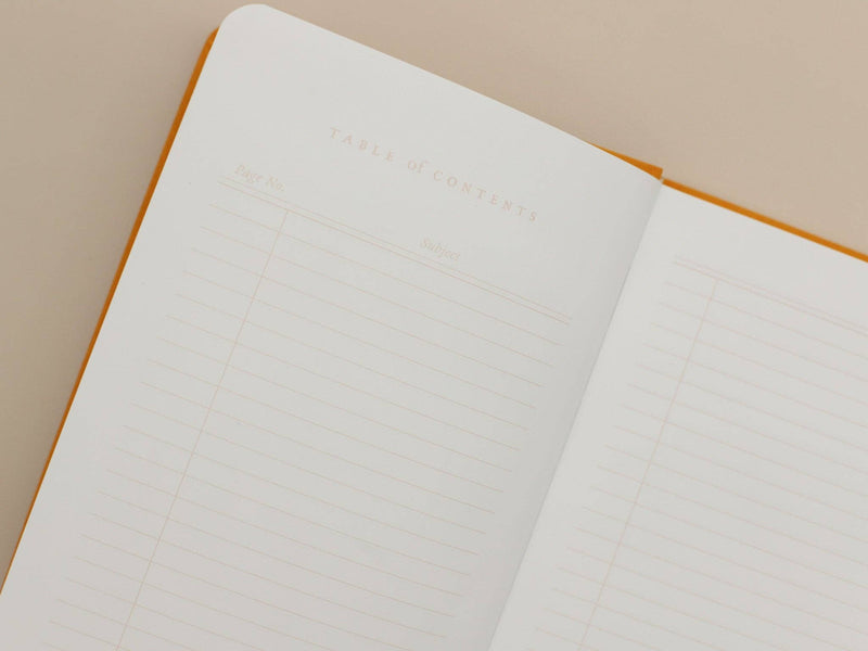 Goods for the Study Flexi Linen Journal - Turmeric-zoom-