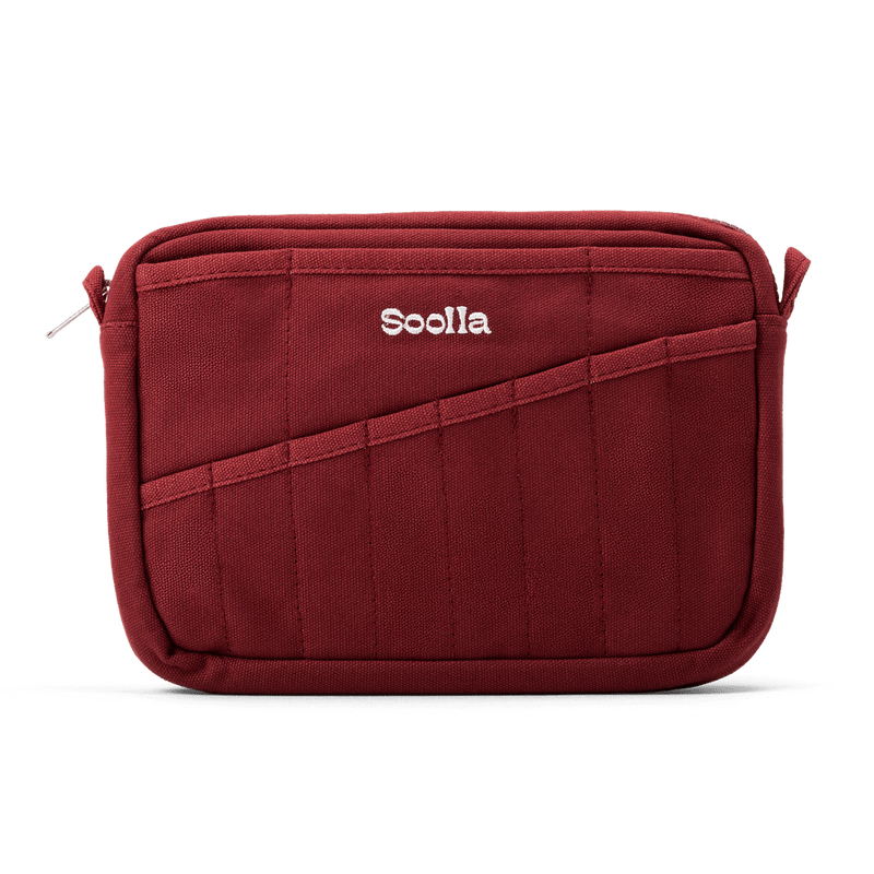 Soolla® Studio Pouch, Sangria-zoom-