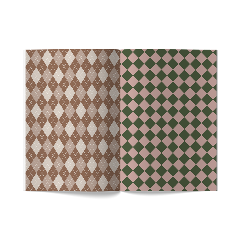 The Autumn Plaids • Scrapbooking Paper Booklet-zoom-