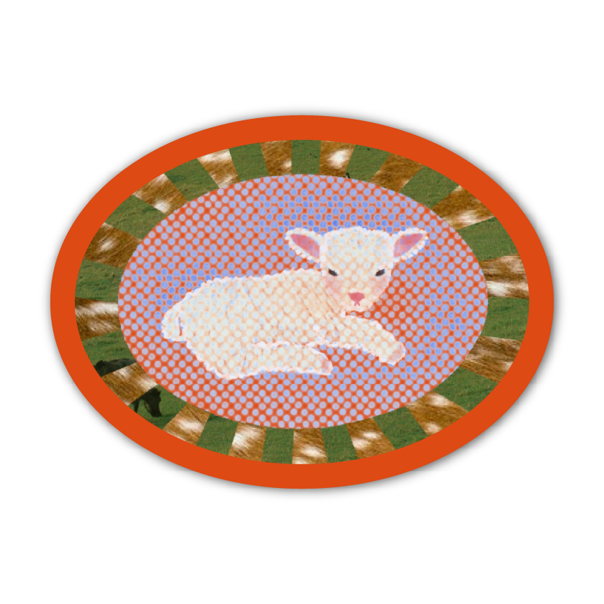 RED LAMB! Sticker-1