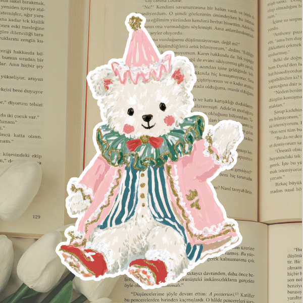 Circus Bear Sticker