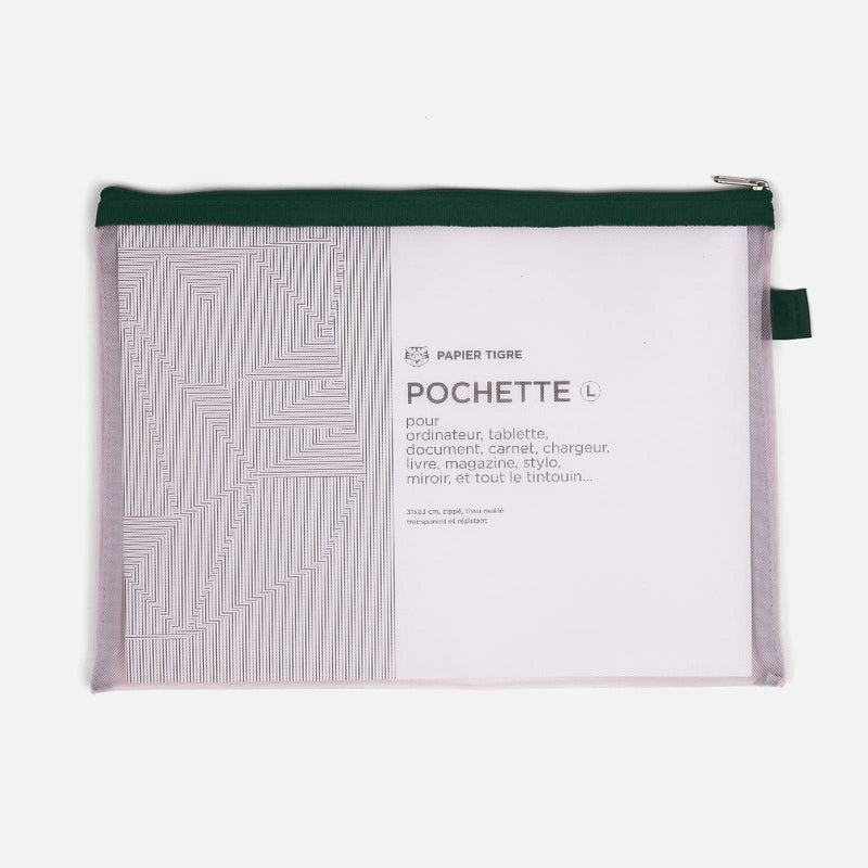 Mesh Pocket Pouch - Large-zoom-