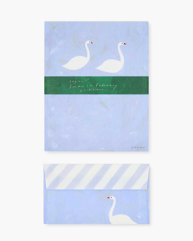 Writing Set - Swan in February-zoom-
