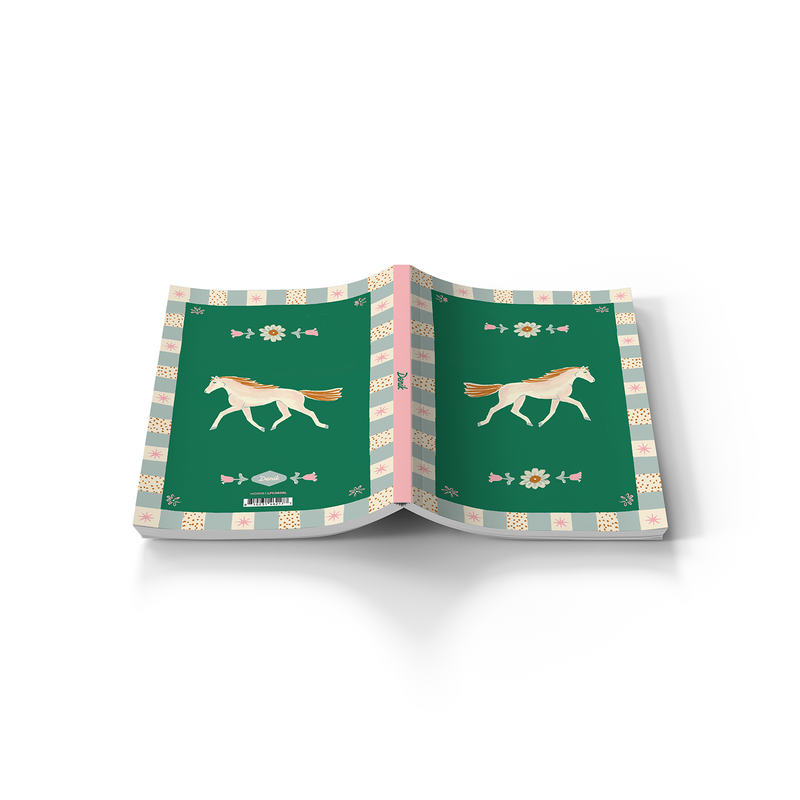 Horse Soft Touch Classic Layflat Notebook-zoom-