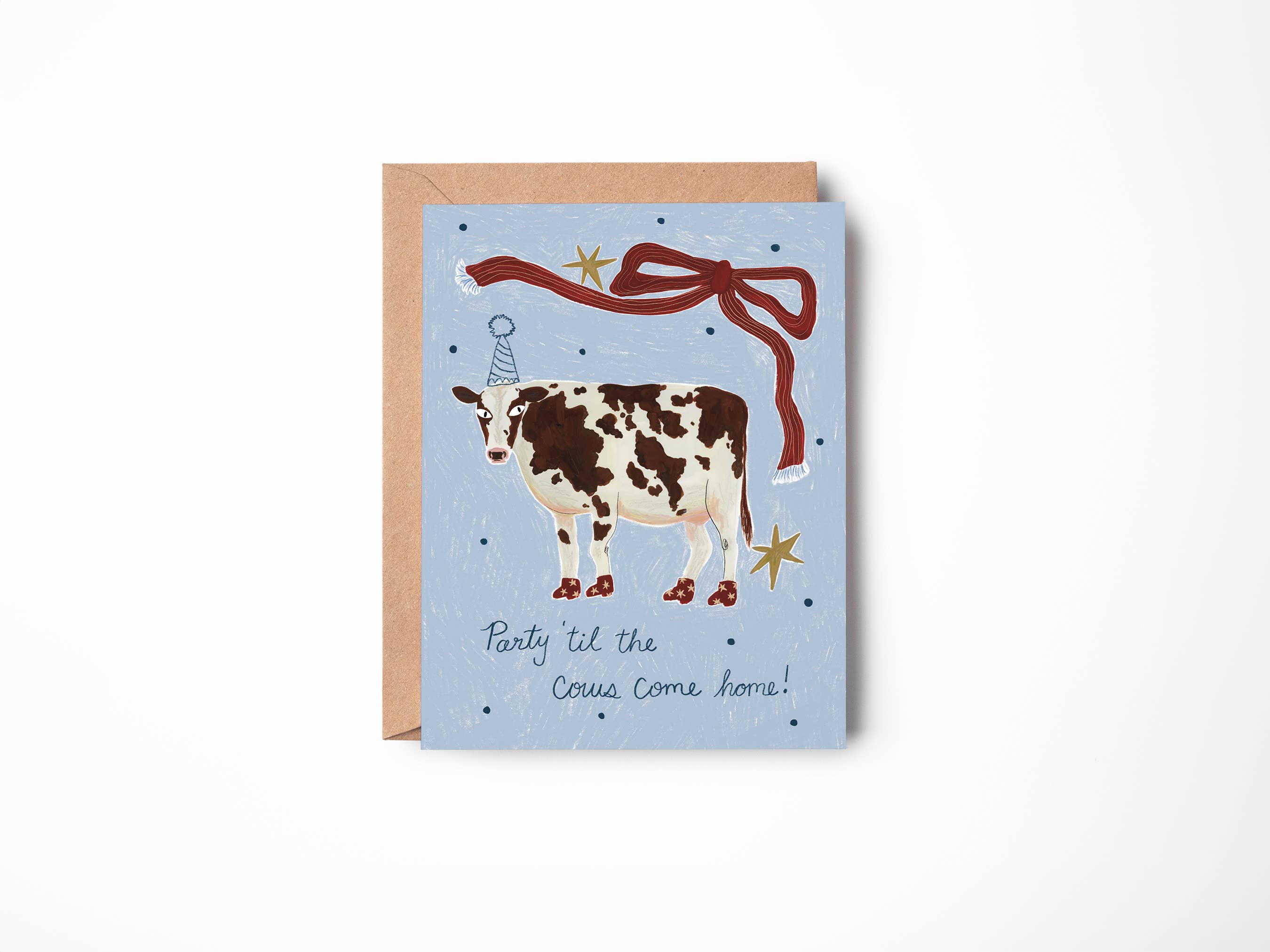 Cow Party Card