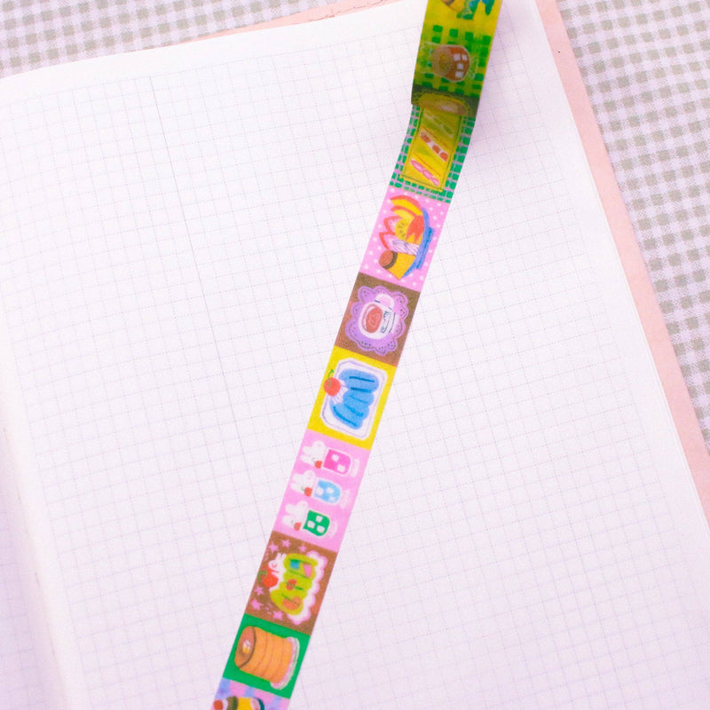'Sweet Treat at the Cafe' Glitter Washi Tape-zoom-
