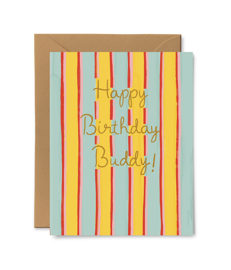 Happy Birthday Buddy Card-zoom-