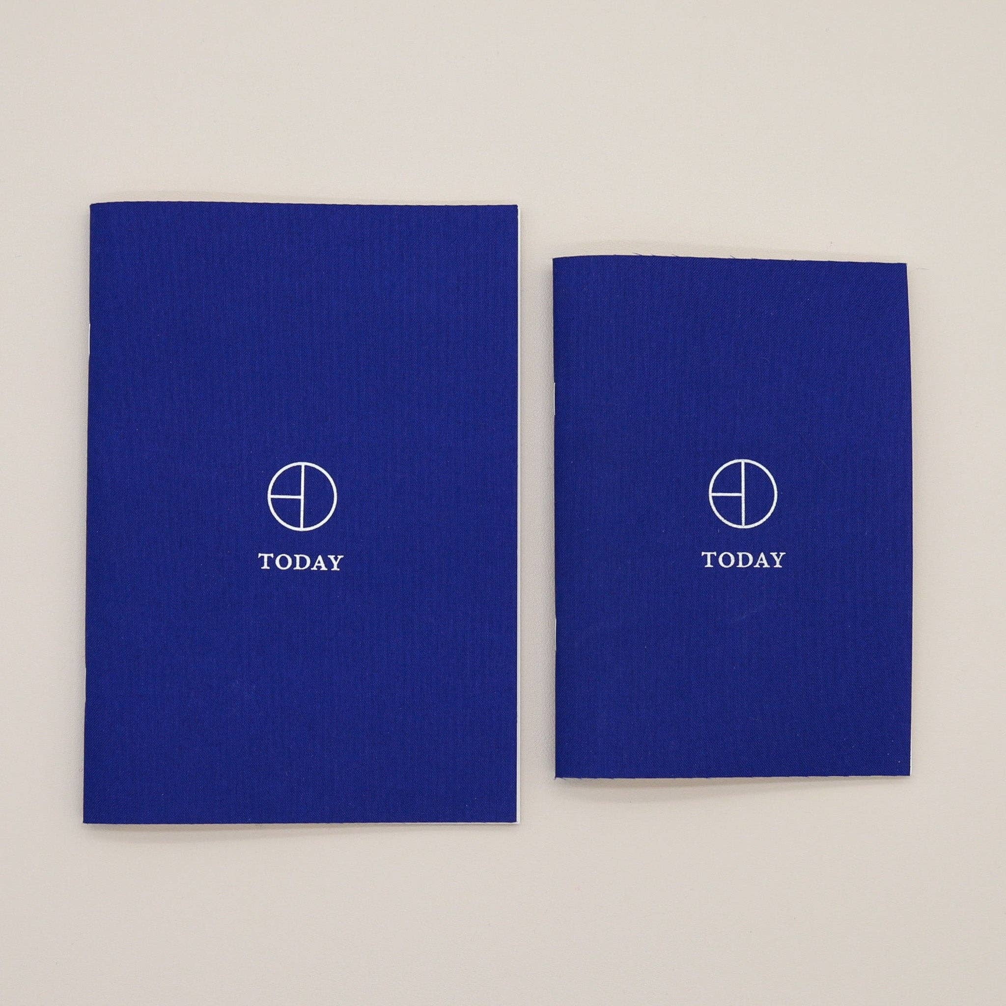 Cloth Saddle Stitch Planner - Indigo