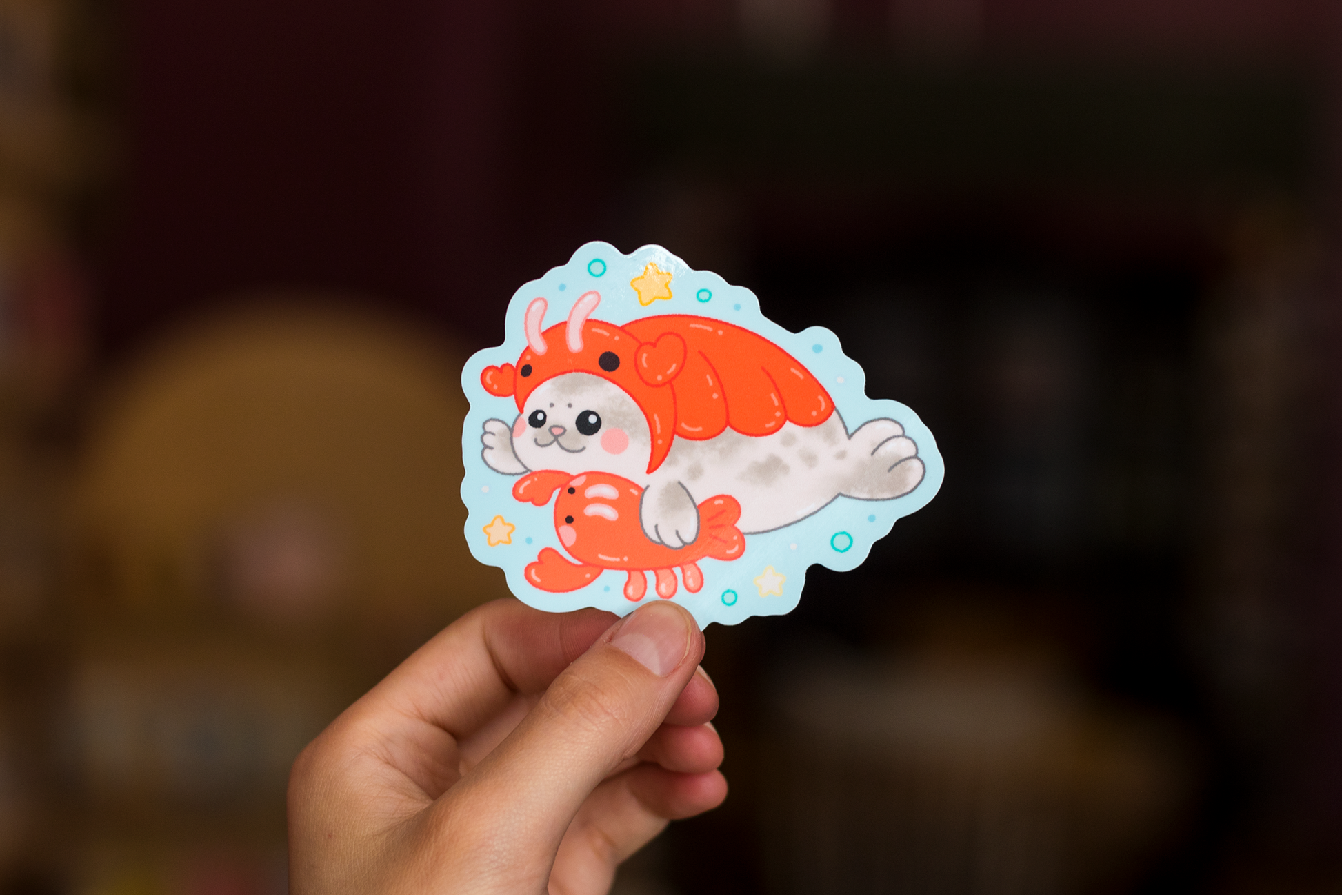 Lobster Seal Sticker-1