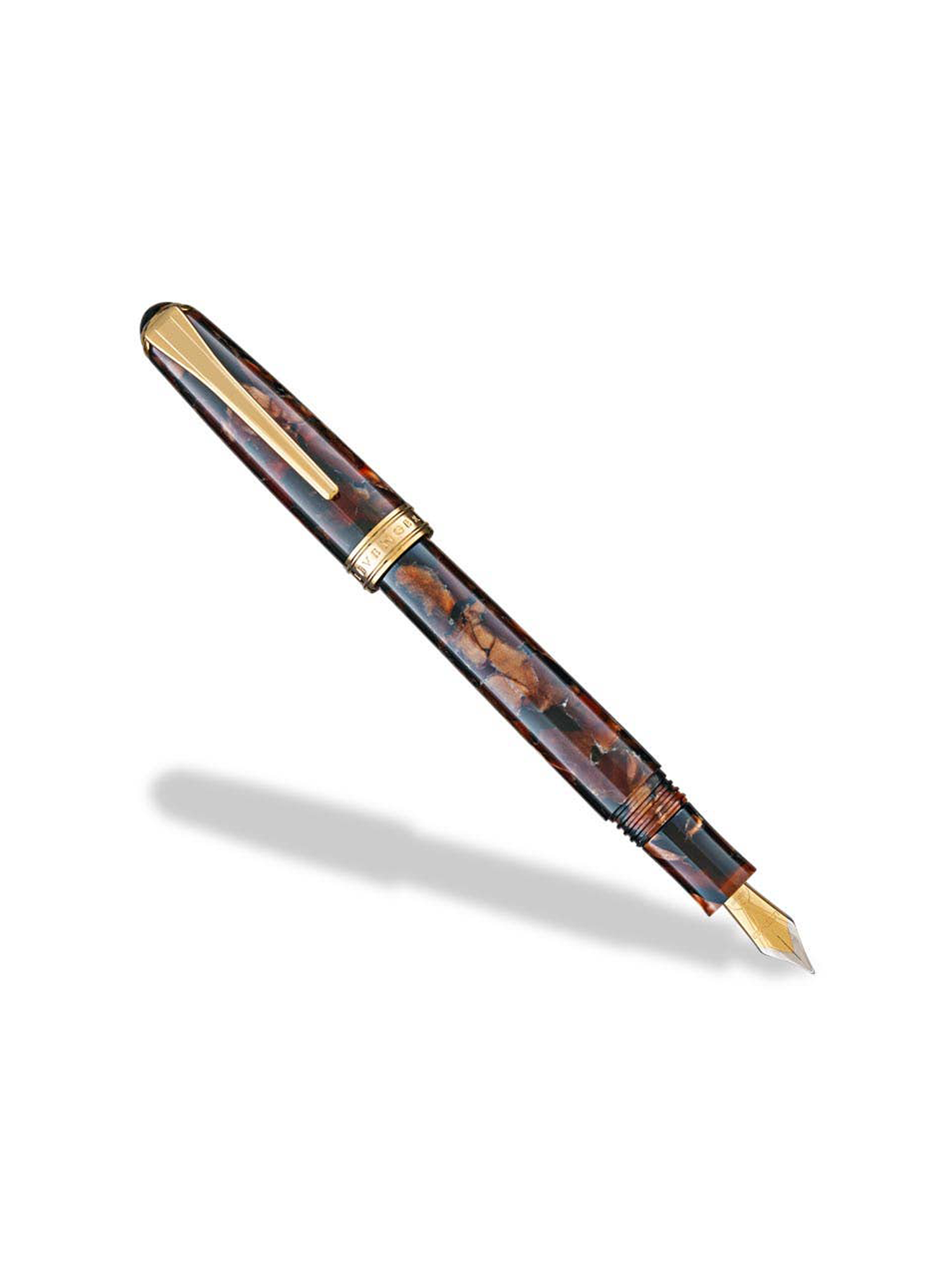 True Writer Classic Golden Dark Tortoise Fountain Pen