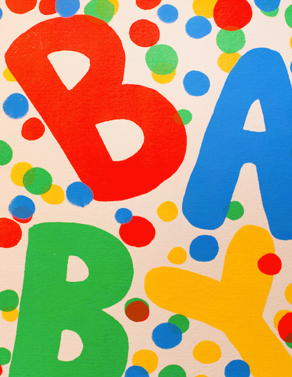 Baby Dots Greeting Card-3