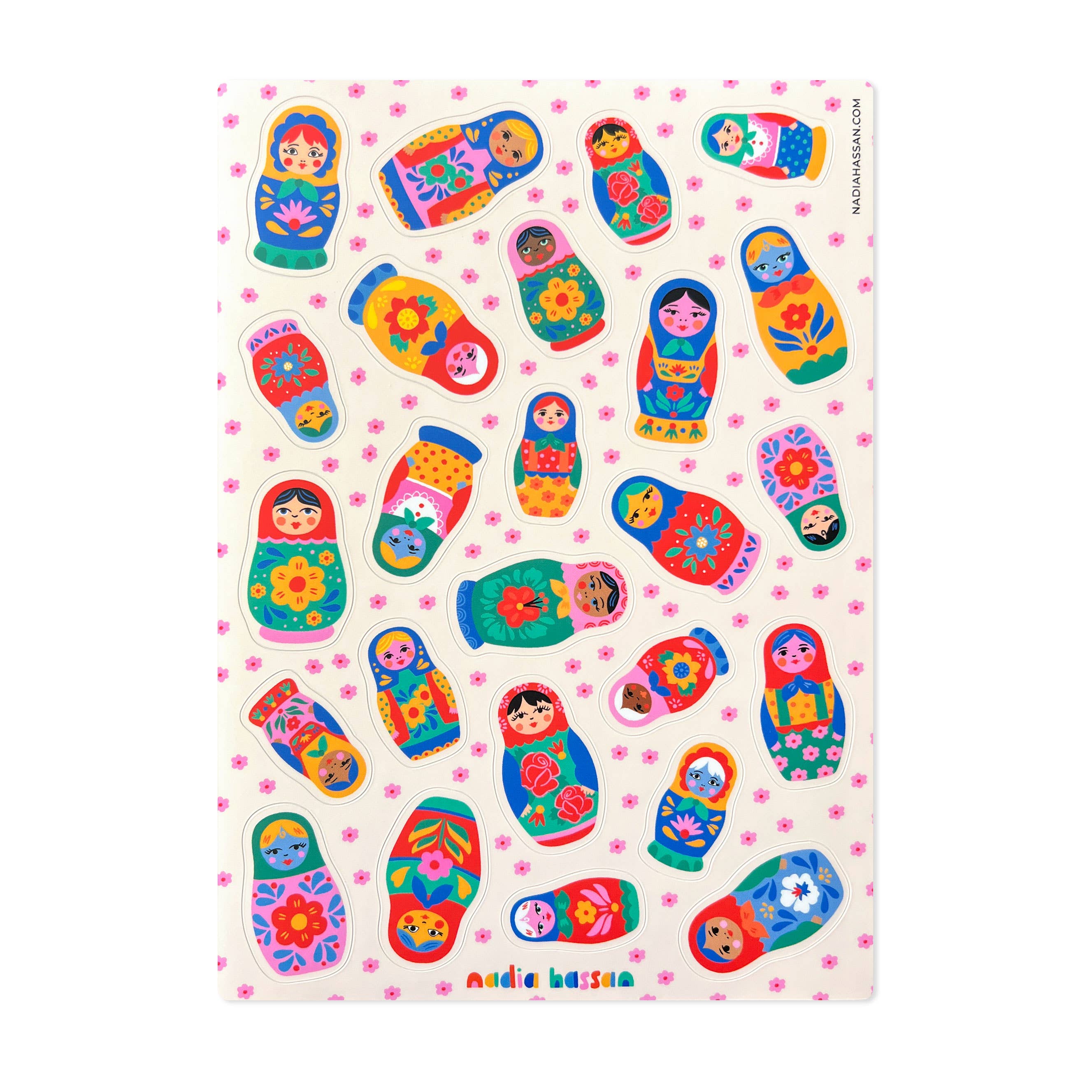 Nesting Dolls 5x7 Sticker Sheet-zoom-1