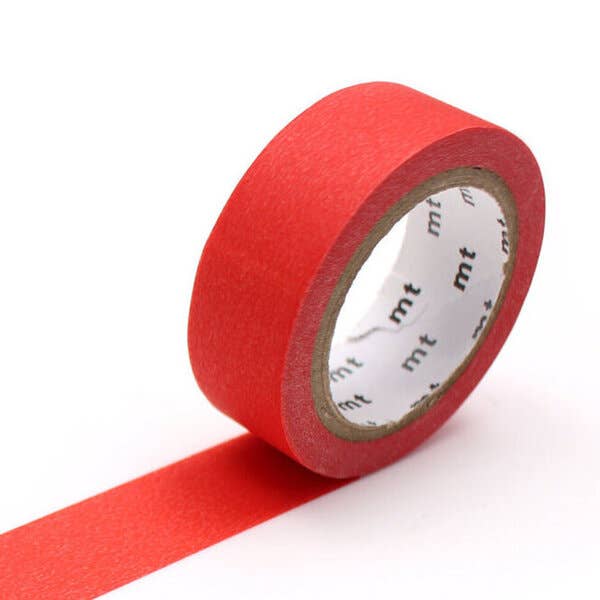 Matte Red Washi Tape-zoom-1