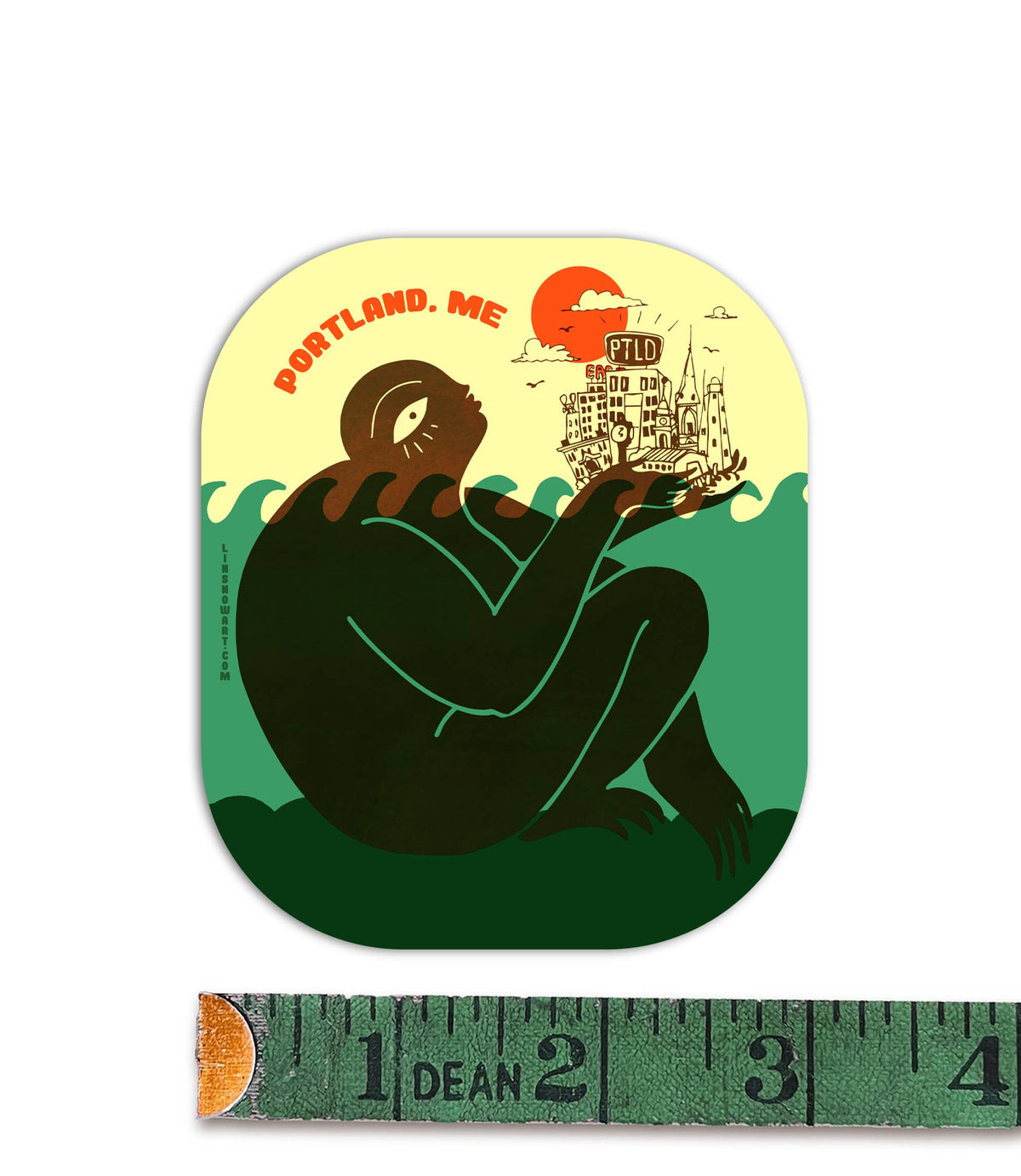 Portland, Maine Entity Sticker