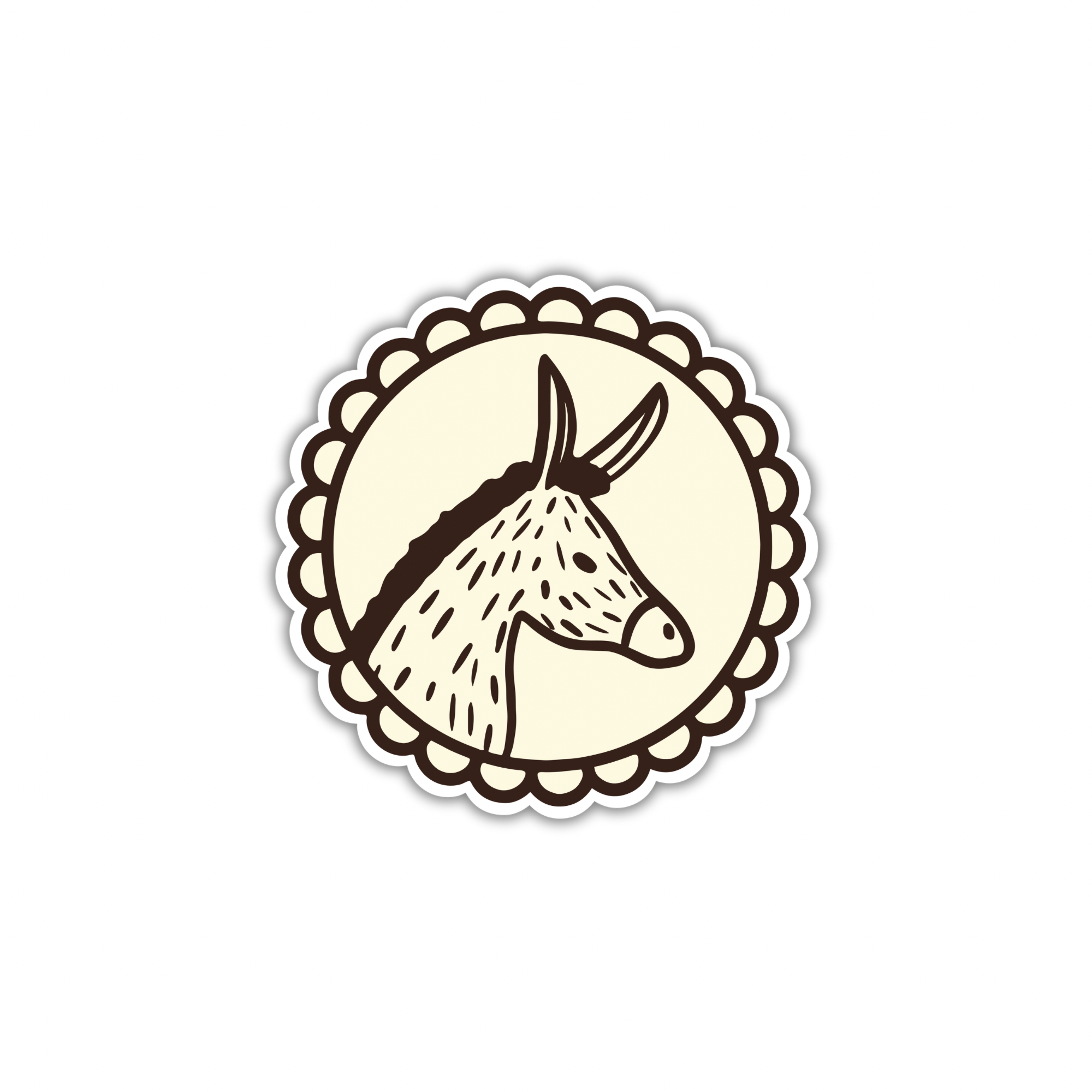 Donkey Die-Cut Sticker-zoom-1