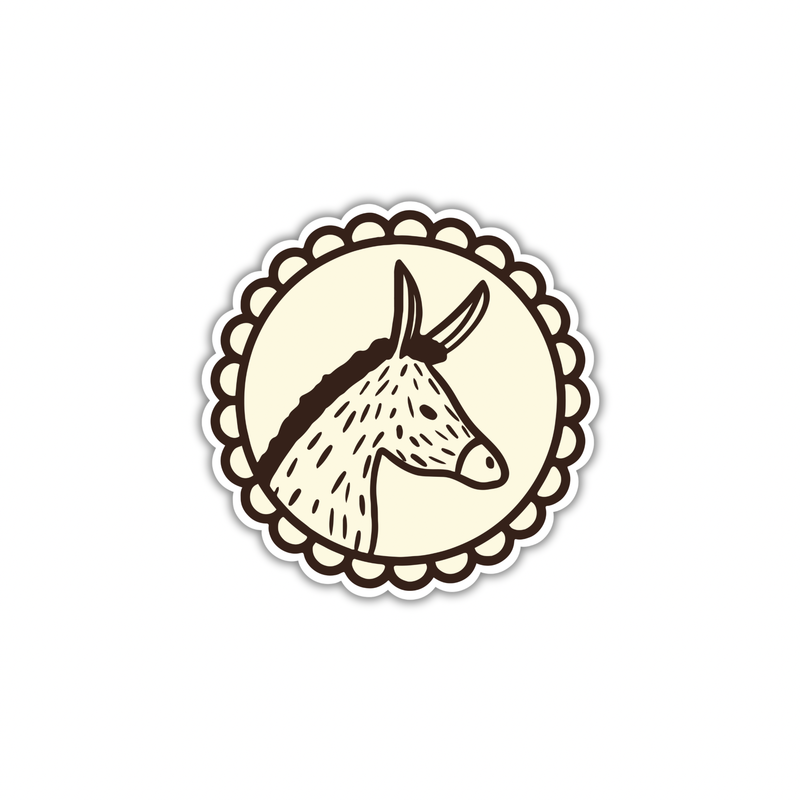 Donkey Die-Cut Sticker-zoom-