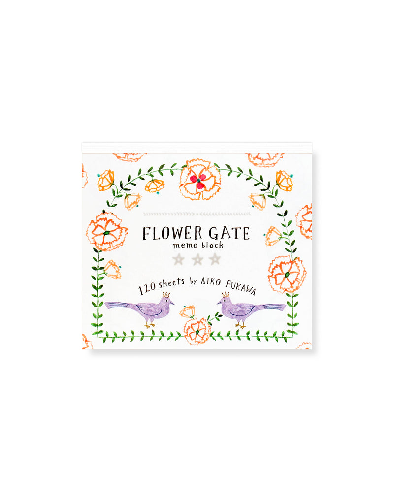 Block Memo - Flower Gate-zoom-