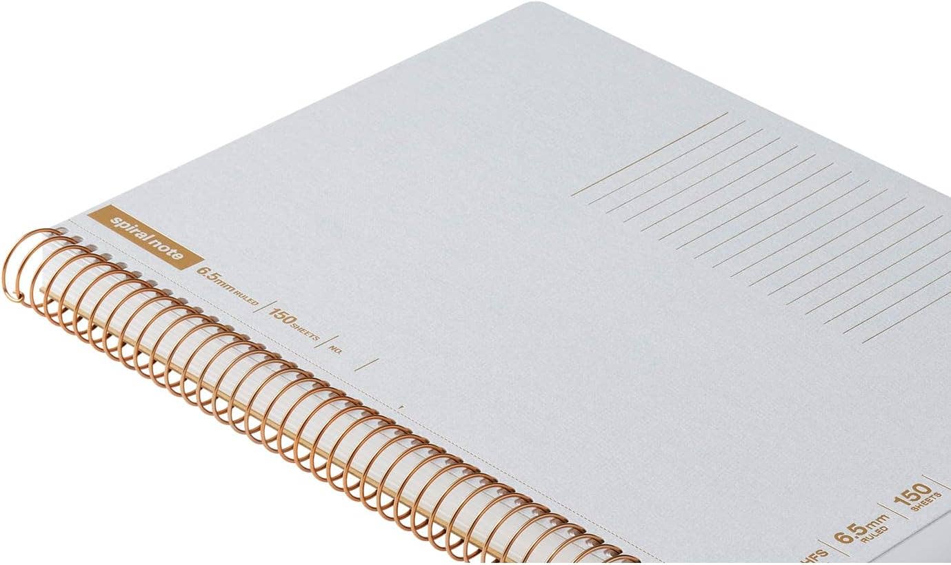 SPIRAL NOTEBOOK B5 LINE 6.5MM 150 SHEETS GREY (N236OHFS-51)-zoom-8