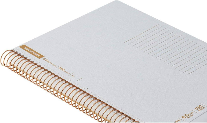 SPIRAL NOTEBOOK B5 LINE 6.5MM 150 SHEETS GREY (N236OHFS-51)-zoom-