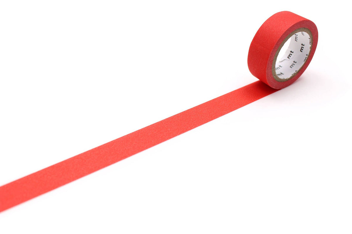 Matte Red Washi Tape-2
