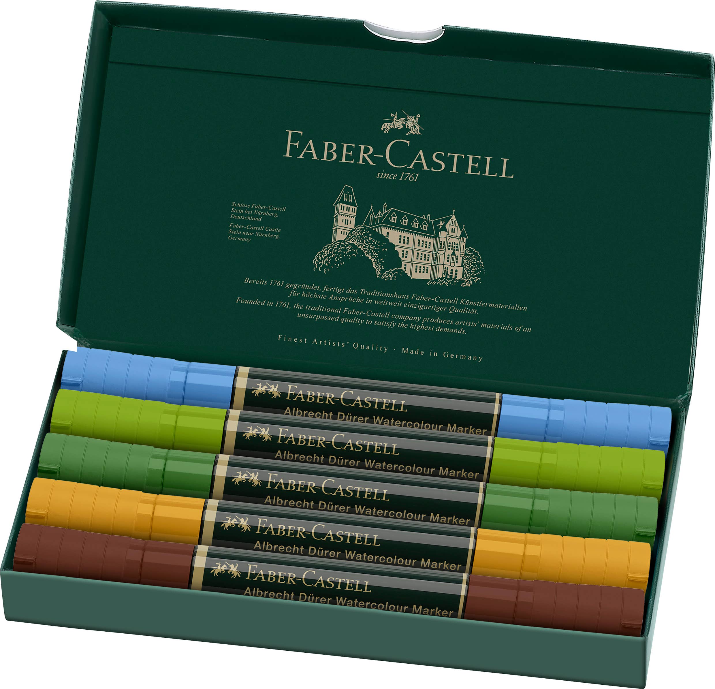 Albrecht Dürer Watercolor Markers, Plein Air - Wallet of 5-zoom-8