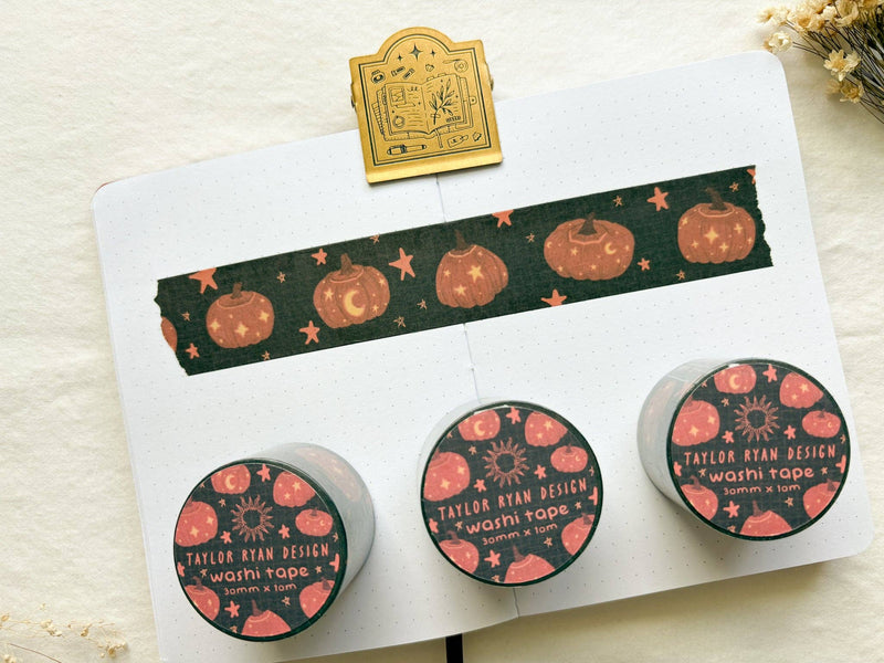 Dark Pumpkins Washi Tape-zoom-